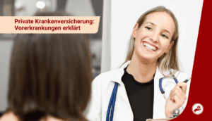 Ärztin erklärt Patientin den Einfluss von Vorerkrankungen auf die private Krankenversicherung